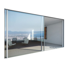 Double tempered glass 16 mm narrow frame aluminum sliding doors prices Philippines